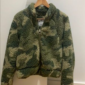 Hollister Sherpa Teddie Zip Up
